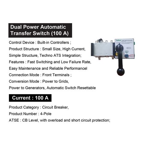 AUTOMATIC TRANSFER SWITCHES_100A – Techno Meters & Electronics