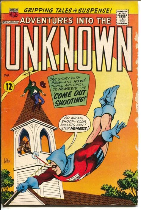 Adventures Into The Unknown #165 1966-ACG-Nemesis-John Buscema-VG ...
