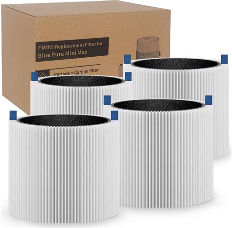 Amazon.com: 4 Pack Mini Max Filter Compatible with Blue Pure Mini Max ...