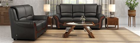 Durian Furniture Blos Premium Leatherette 3 Seater Sofa for Living Room ...
