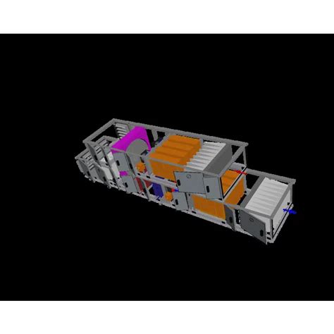 BIM objects - Free download! Modular AHU AT4 5.000m³/h Weatherproof ...