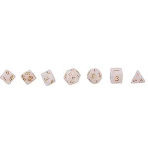Polyhedral Dice Dice Set for Dungeons and Dragon Table Games 7PCS(Multi ...