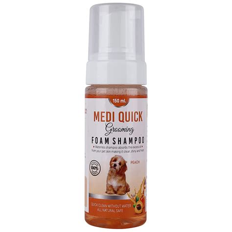 Mediloogy MediQuick Peach Dry Shampoo Waterless Shampoo & Dry Bath For
