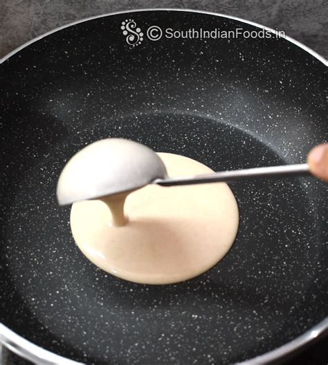 Liquid dough chapati-How to make-Step by step photos & video