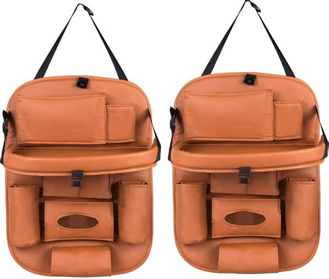 Allextreme EXFTCOB1 Universal PU Leather Auto Car Seat Back Organizer ...