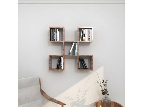 Étagère Spider - Wenge - 70 x 20 x 70 cm