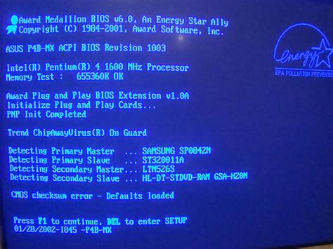 CMOS Checksum Error Defaults Loaded 的图像结果