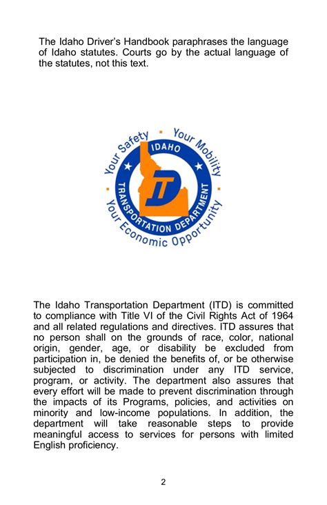 July 2021 - Idaho Driver.s Handbook 147pg