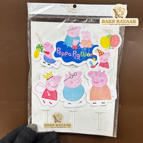 Peppa Pig Theme Topper – BAKE BAZAAR