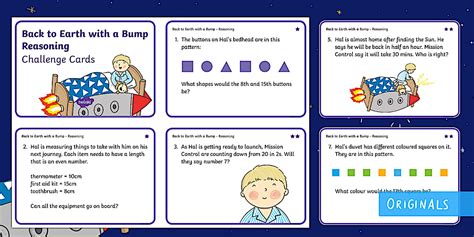 Year 1 Back to Earth with a Bump Reasoning Differentiated Maths Challenge