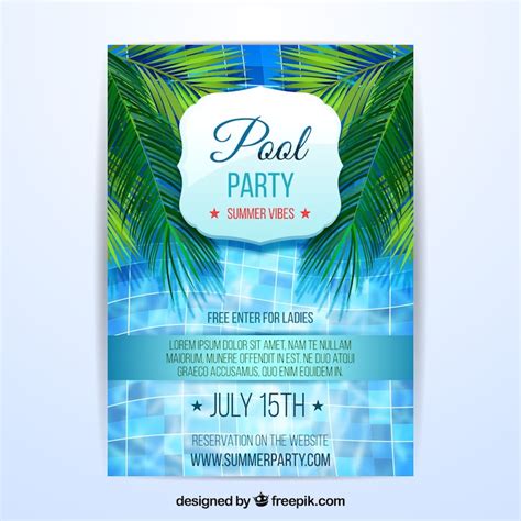 Pool party flyer-Vektoren – Lade kostenlose, hochwertige Vektoren von ...