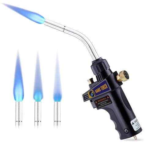 High Intensity Propane Torch Head, Trigger Mapp/Map Gas Torch Kit with ...