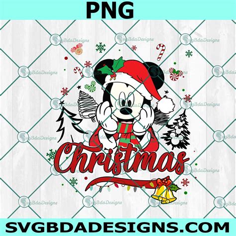 Disney Mickey Mouse Christmas PNG Clip Art