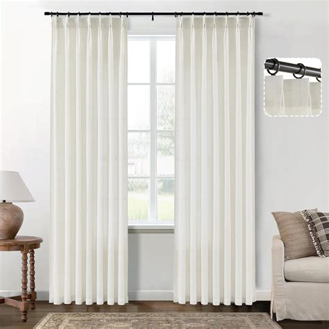 Amazon.com: SHINELAND 132 Inch Curtains for Living Room,Extra Long 11 ...
