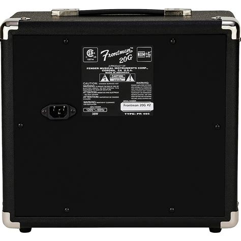 Buy Fender Frontman 20G Guitar Combo Amp Black at Ubuy India