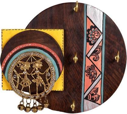 AAKRITI ART CREATIONS Dhokra Craft & Madhubani Painted Fusion Key ...