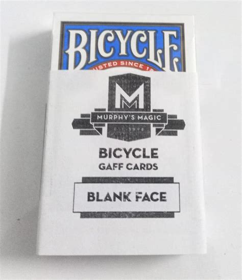 Blank Face Bicycle Cards - Blue | V2 MAGIC SHOP