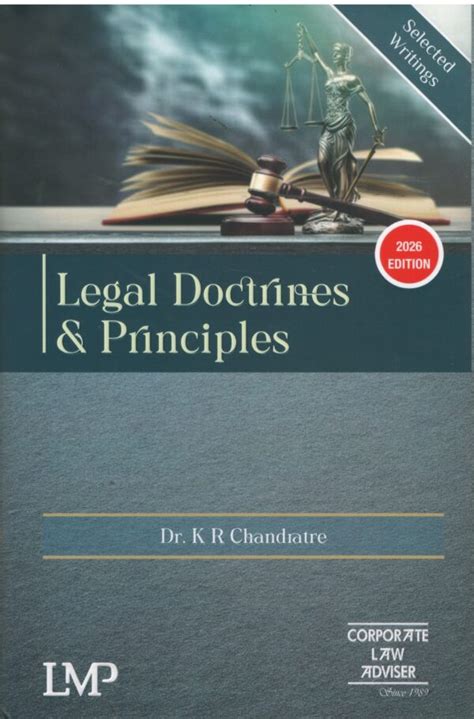 LMP Legal Doctrines and Principles Book By Dr.K R Chandratre ...