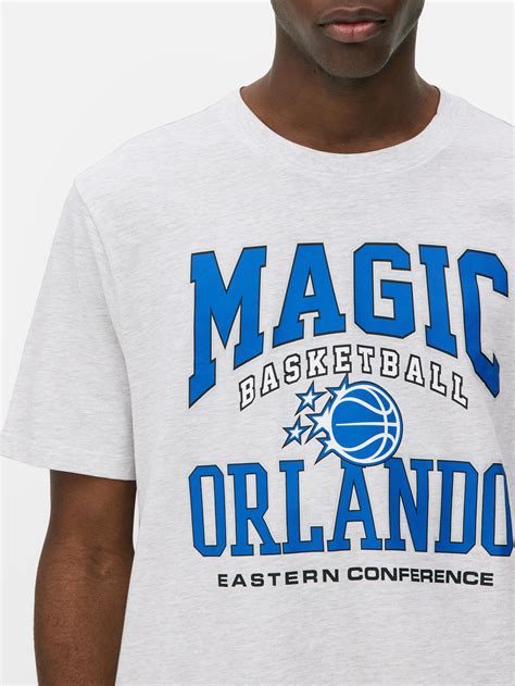 Men's;Women's;Unisex Gray Heather NBA Orlando Magic T-Shirt | Primark