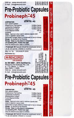 Probineph 45 Capsule 10 - Uses, Side Effects, Dosage, Price | Truemeds