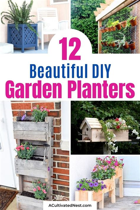 Homemade Garden Planters 的图像结果