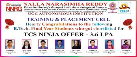 NNRG College of Engineering, Hyderabad, India