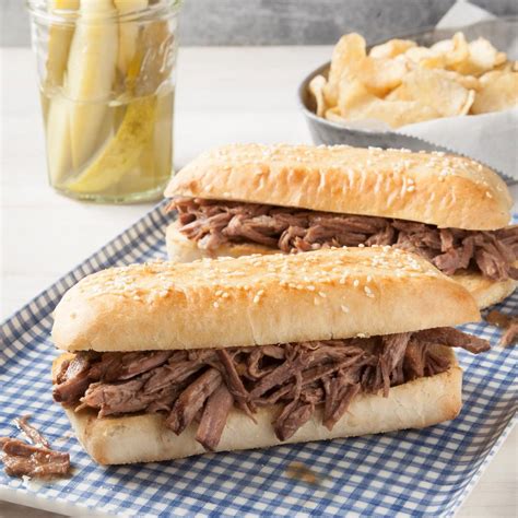 Italian Shredded Beef Sandwiches Recipe: How to Make It | Taste of Home