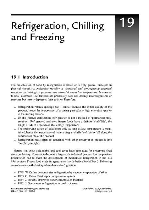 Cold chain - Refrigeration, Chilling and Freezing 19 19 Introduction ...