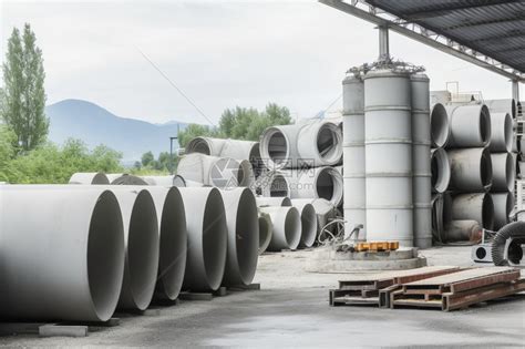 大型工业排水管道加工厂高清图片下载-正版图片600296334-摄图网