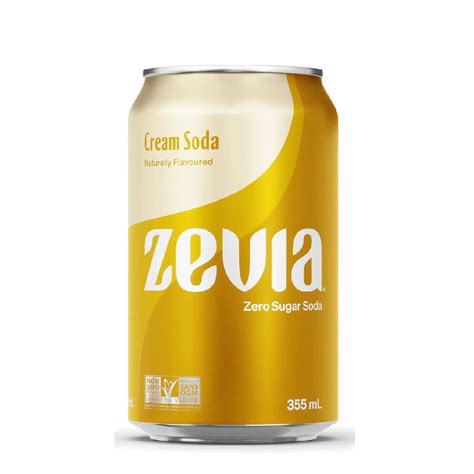Zevia Cream Soda 355ml – Healthy Options