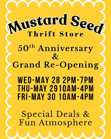 Mustard Seed Grand Reopening - All Saints Episcopal Church