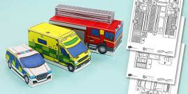 People Who Help Us 3D Buildings Printable (teacher made)