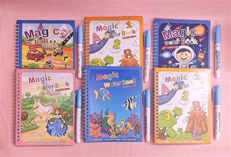 Water Magic Book, Magic Doodle Pen, Coloring Doodle Drawing Board Games ...
