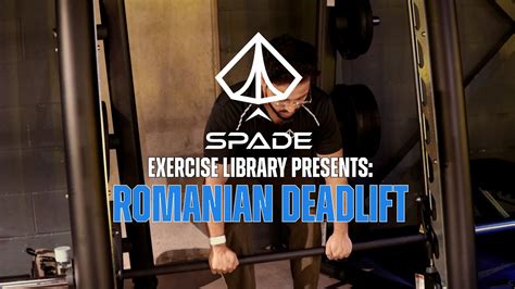 ROMANIAN DEADLIFT / "RDL" (SMITH MACHINE) - TECHNIQUE DEMONSTRATION ...