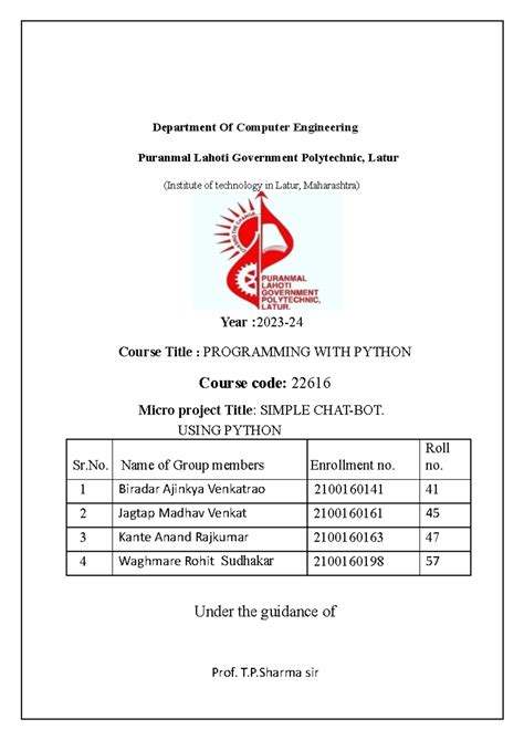 DOC-20240302-WA0001 - ####### Department Of Computer Engineering ...