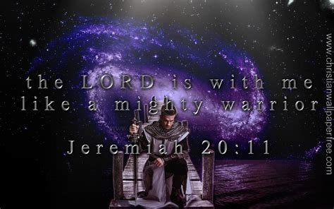 Like a Mighty Warrior Jeremiah 20 Verse 11 #propheticart #christian # ...