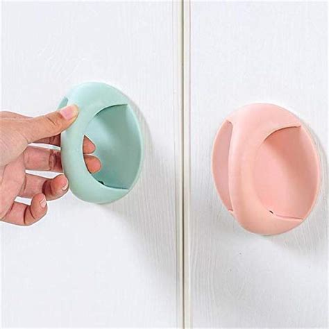 Self-Adhesive Peel and Stick Plastic Handles/Knob - Multicolor