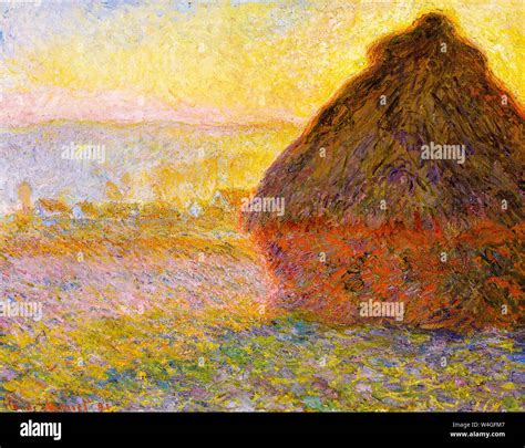 Haystacks monet hi-res stock photography and images - Alamy