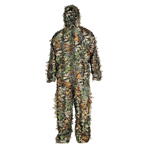 Camouflage Clothes Suit 3D Maple Leaf Lightweight Ghillie Suit Two-piece Hunting Clothing Jungle ...