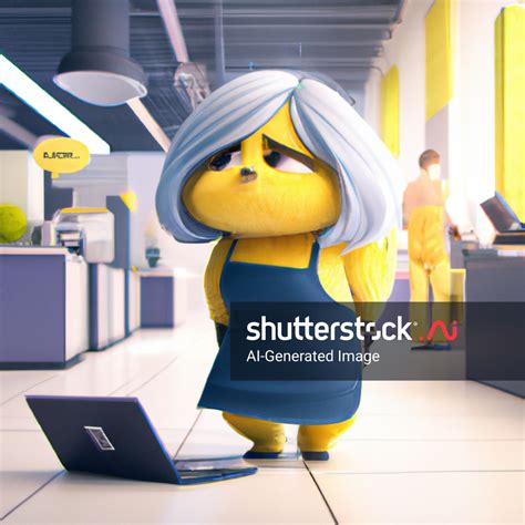 Animated Character 3d Image Ikea Employee AI 生成图片2348660487 | Shutterstock