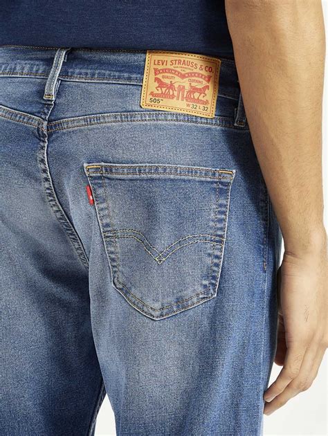 Men's 505 Indigo Straight Fit Mid Rise Jeans – Levis India Store
