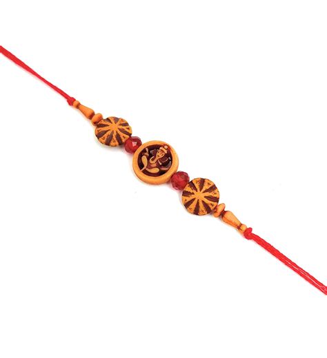 Prapti Handicrafts Ganesha Handmade Rakhi for Brothers/Boys : Amazon.in ...