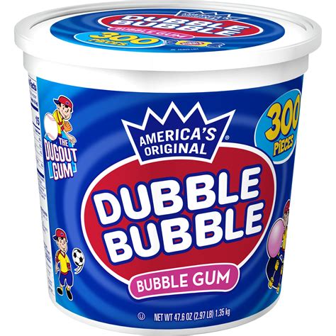 Dubble Bubble Gum, 300 Pieces - Walmart.com