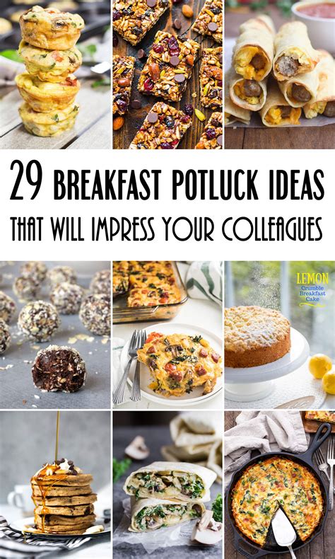 29 Breakfast Potluck Ideas For Work That Will Impress Your Colleagues # ...