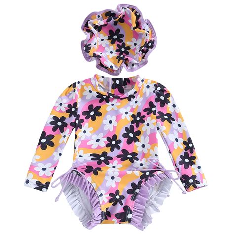 Infant Girl Rash Guard Swimsuit at Rodger Morales blog