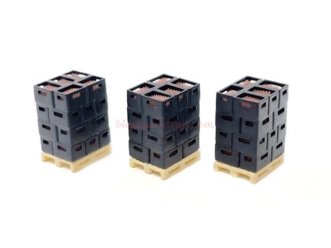 N-Train - Tres palets de cajas de cerveza negras, Escala N, Ref: 211091 ...