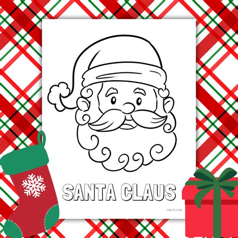Free Printable Santa Claus Face | Fanny Printable