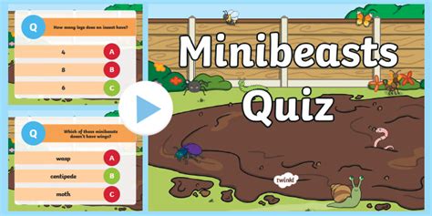 Minibeasts Quiz PowerPoint