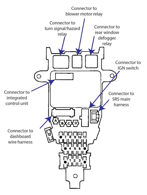1996 Honda Accord Ignition Switch Wiring Diagram - Wiring Diagram
