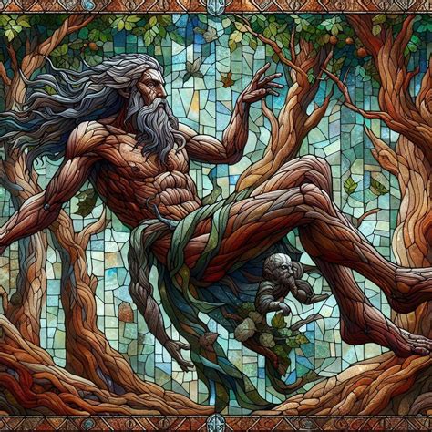 Silvanus the Oak Father, god of wild nature : r/dndai